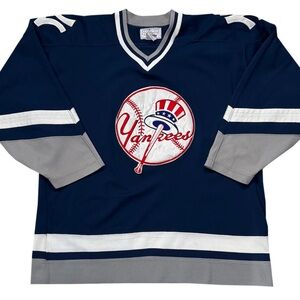 Vintage Starter New York Yankees Hockey Jersey (Size L)